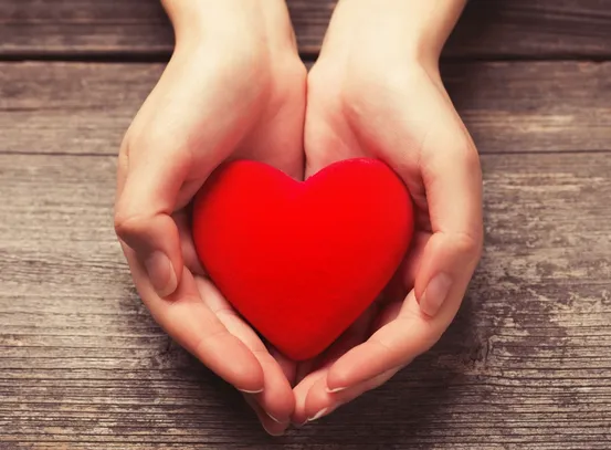 Warm heart in your hands